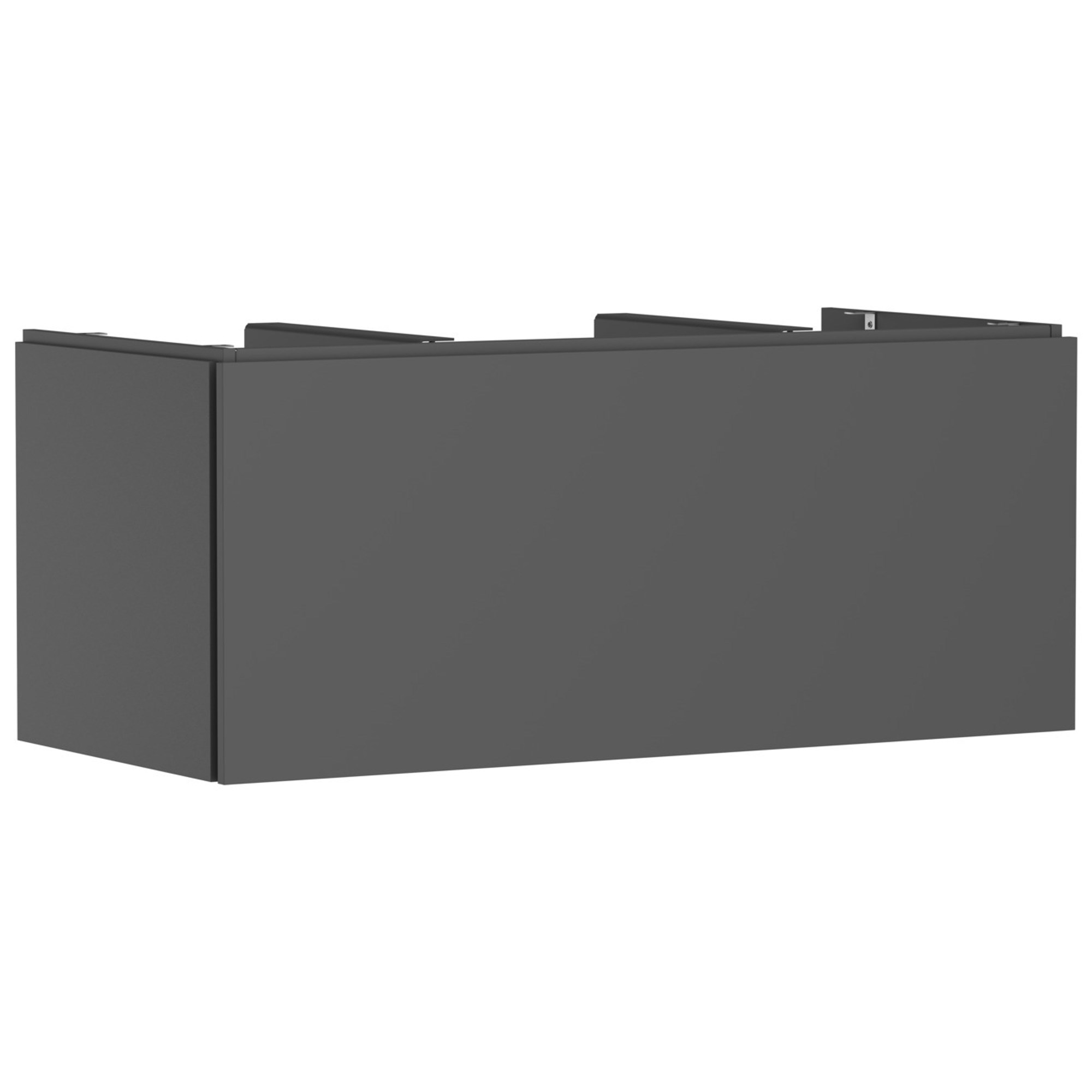 Hansgrohe Xilesa E Lavabo Dolabı 118x55 cm 1 Çekmeceli Konsol İçin Mat Arduvaz Gri 54267760