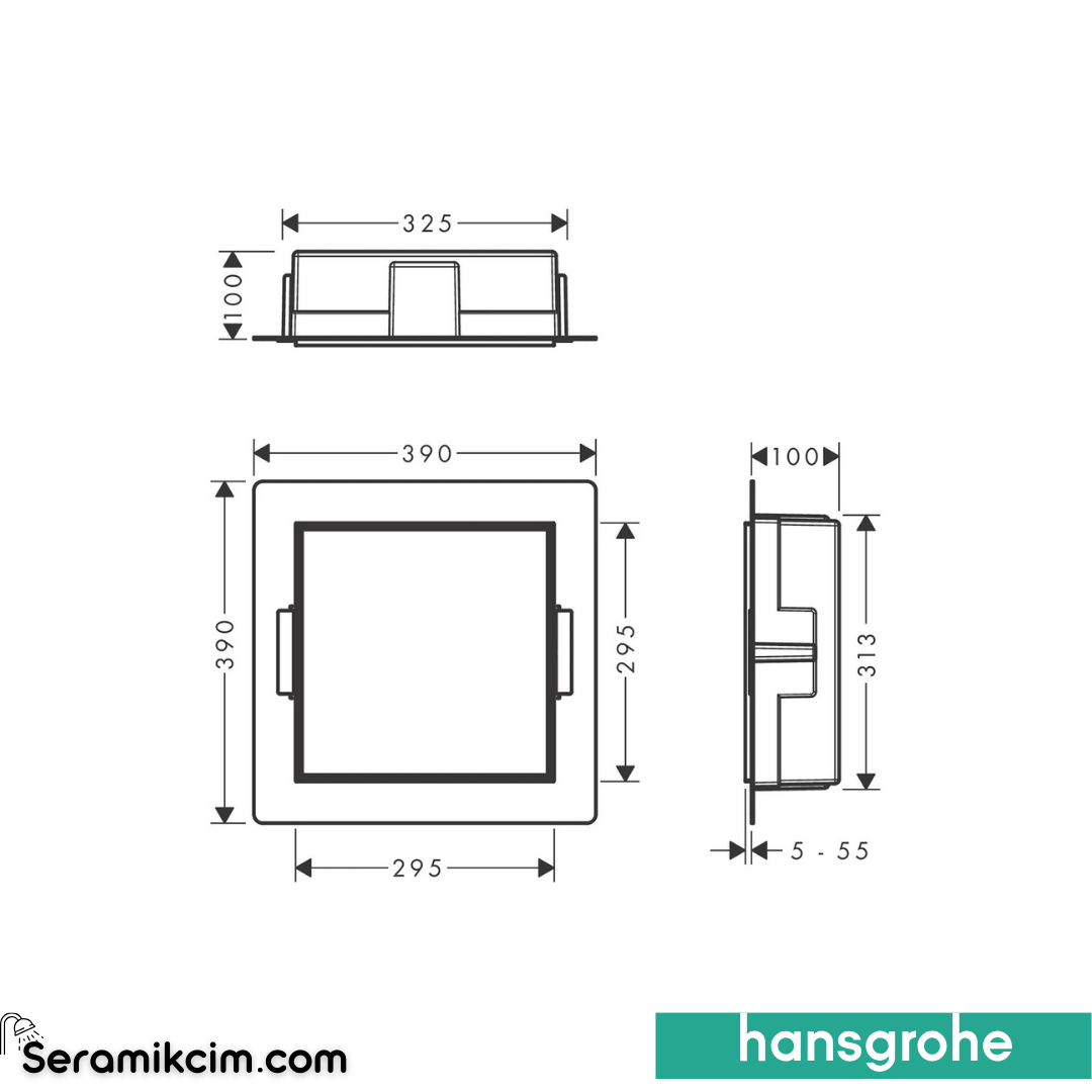 Hansgrohe Xtrastoris Original Rece.Toi.Pa.H.Mb