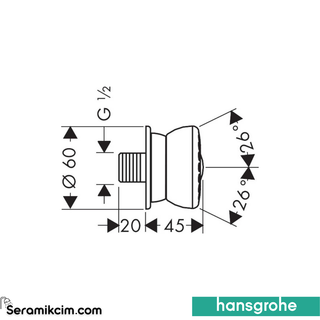 Hansgrohe Yan Jet 28466000