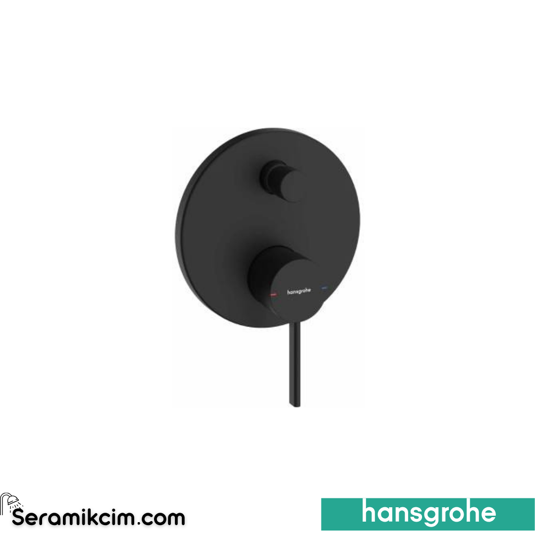 Hansgrohe Zesis S Ankastre Banyo Bataryası Mat Siyah 74415670