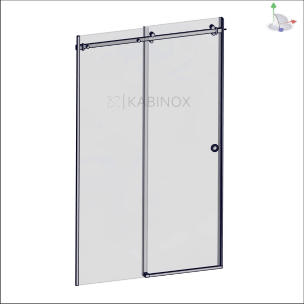 Kabinox Beril 1010 Paslanmaz Çelik Duşakabin Parlak Krom