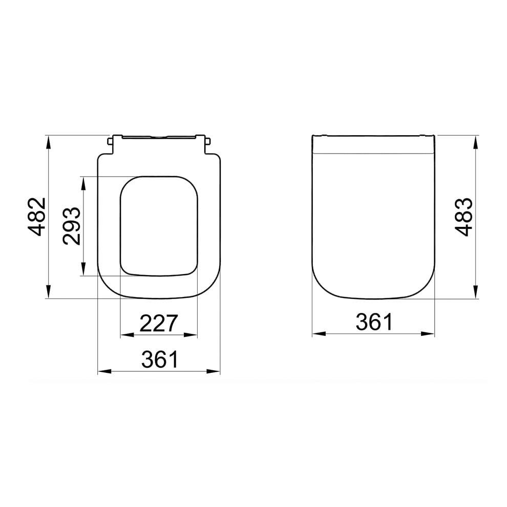 Kale Banyo Babel-Mood 2.0 Ultra Slim Smart Kapak - 310200700038