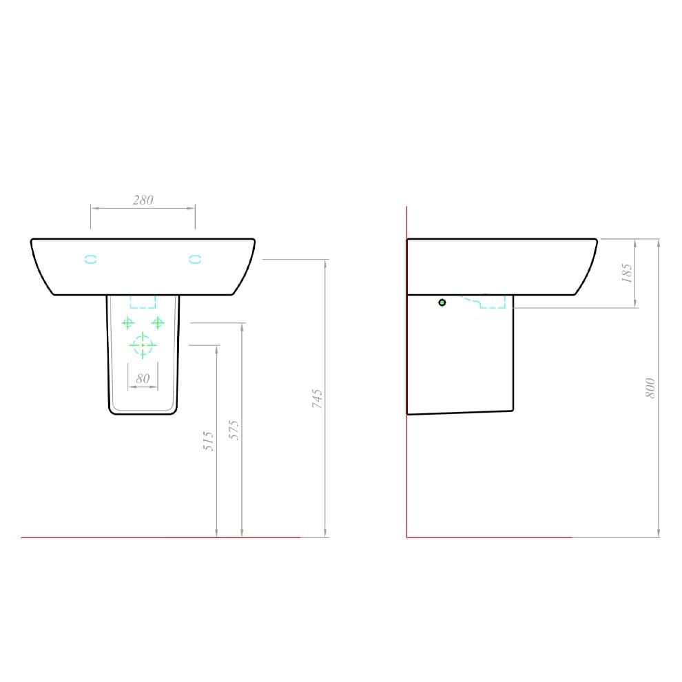 Kale Banyo Babel Yarım Ayak  - 310200800010