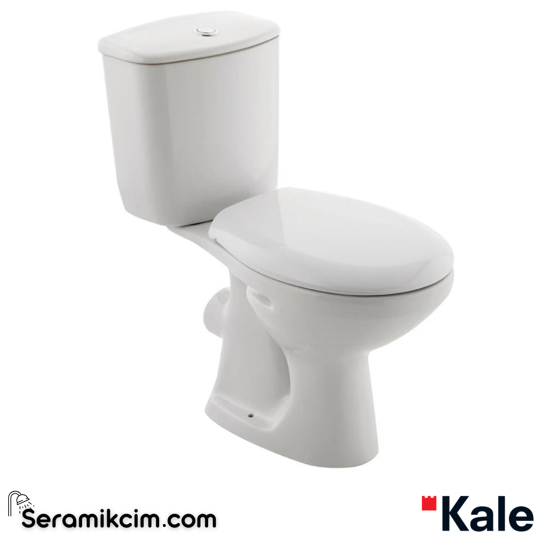 Kale Banyo İda Arkadan Ck Klozet Taharet Delikli +Alttan Çıkışlı Rezervuar +Klozet Kapak  - 610100100081