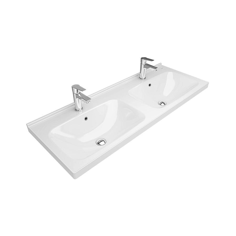 Kale Banyo İdea 2.0 120X45 Çift Hazneli Etajerli Lavabo - 310200200449