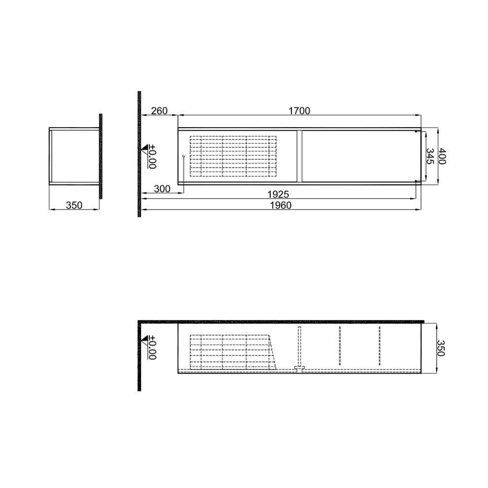 Kale Banyo İdea 2.0 (Durabad) 40Cm Boy Dolap (Sepetli) Sağ/Sol Parlak Beyaz - 310300101969