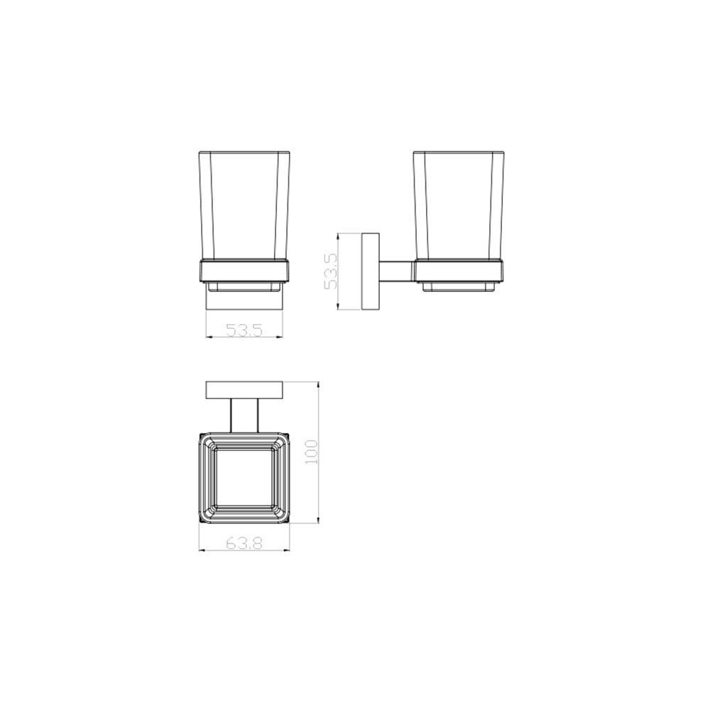 Kale Banyo K100 Diş Fırçalık - 410200600277