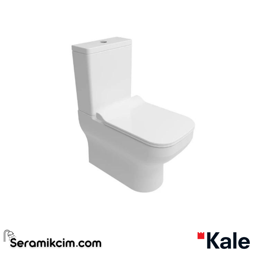 Kale Banyo Mood 2.0 Smart Duvara Sıfır Klozet Taharat Delikli+Alttan Çıkışlı Rezarvuar + Ultra Slim Smart Kapak - 610100100664