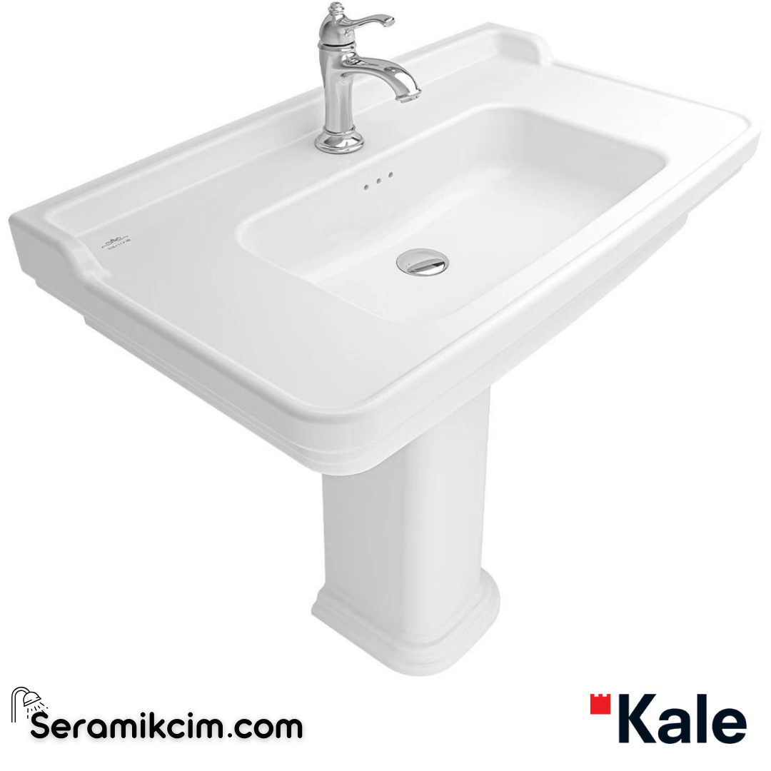 Kale Banyo Petra 90X50 Etajerli Lavabo - 310200200658