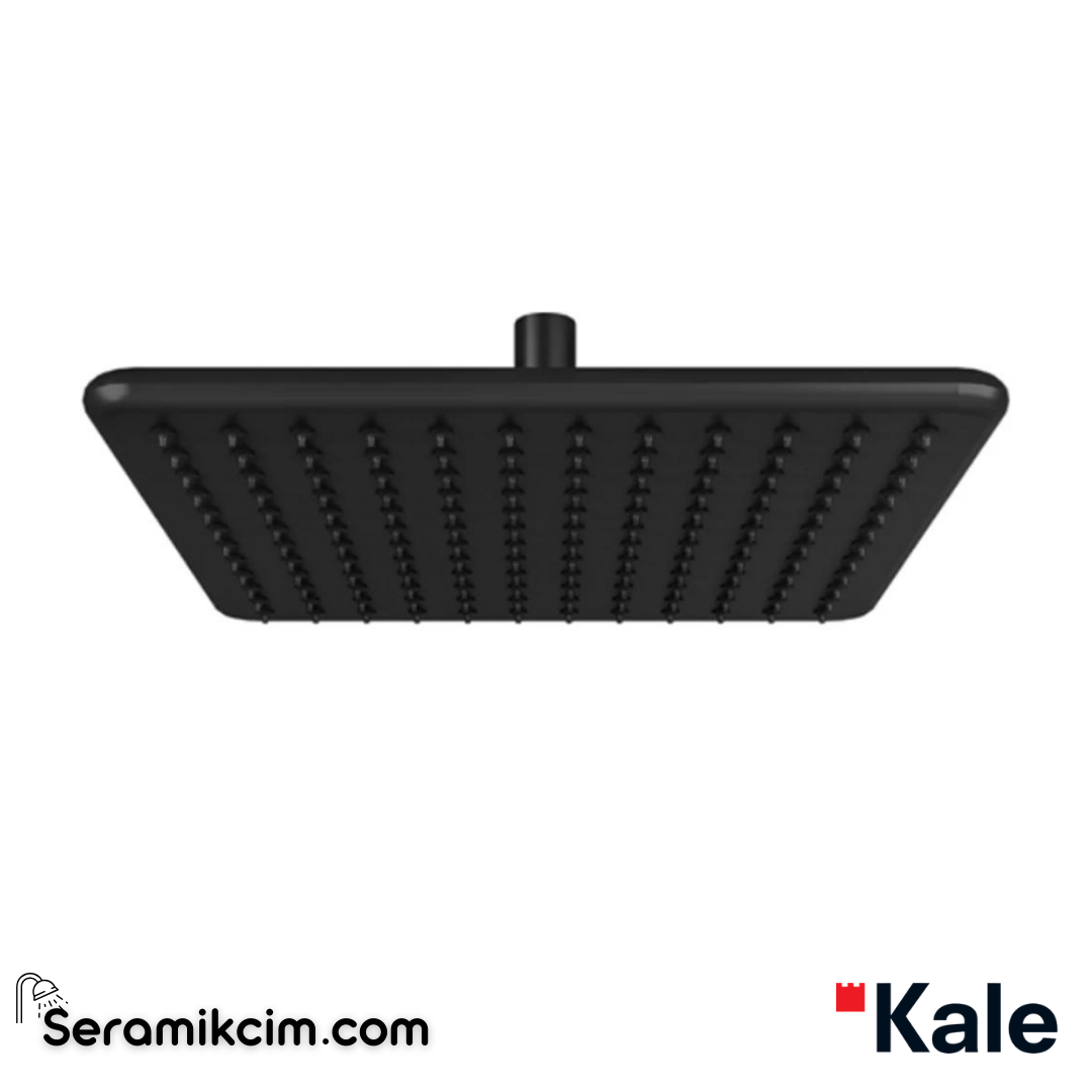 Kale Banyo Soft Duş Başlığı (Kare 300X300 Mm.) Mat Siyah - 410200505476