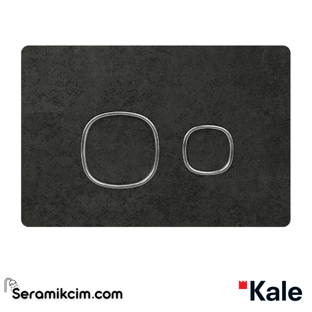 Kale Banyo Unıq Gömme Rezervuar Panel Ocean Black Krom - 310200500093