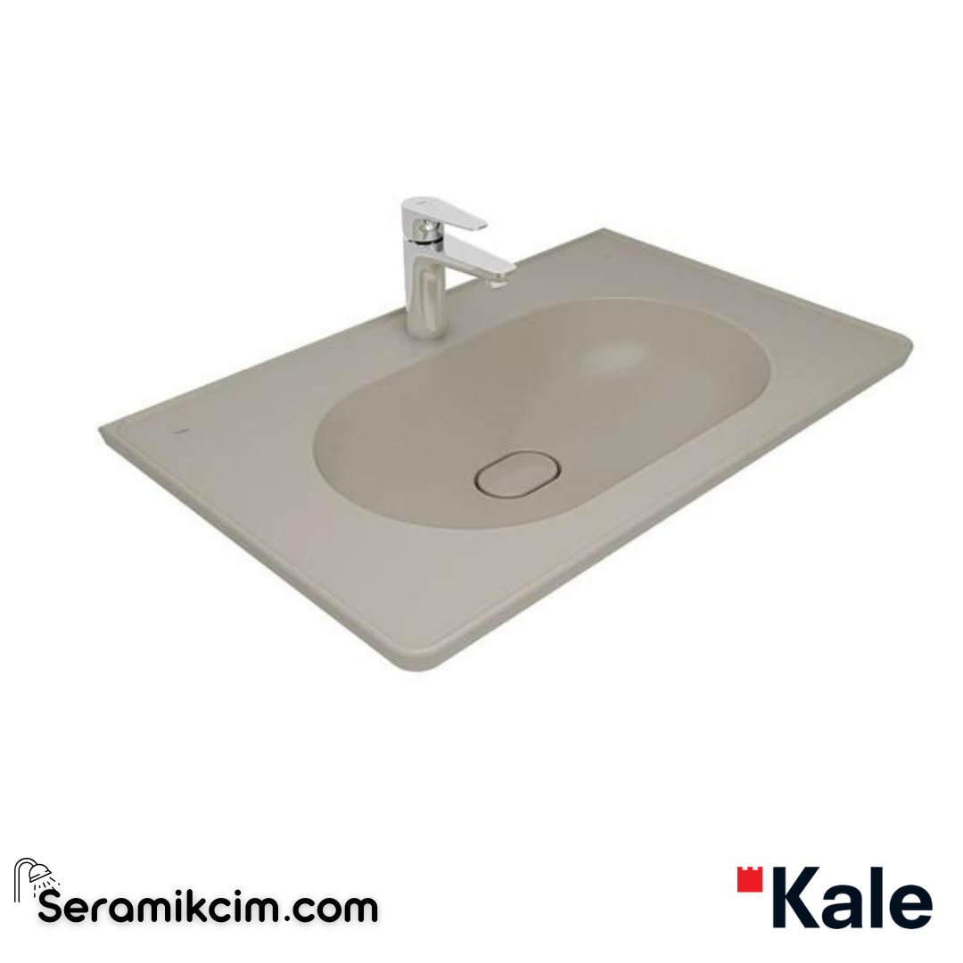 Kale Banyo Zero 2.0 80X50 Etajerli Lavabo Mat Vizon - 310200200429