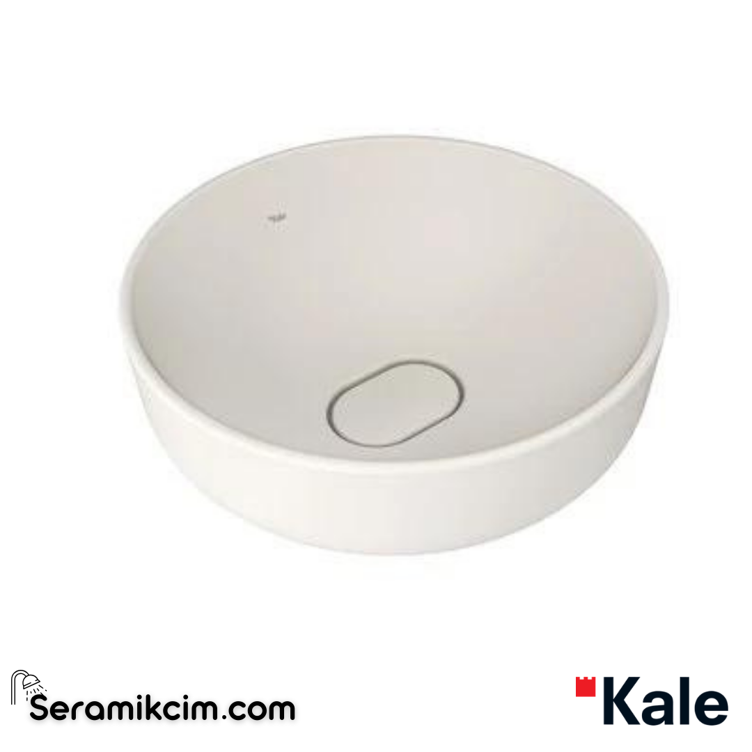 Kale Banyo Zero 2.0 Ø40 Yuvarlak Çanak Lavabo Mat İnci - 310200200604