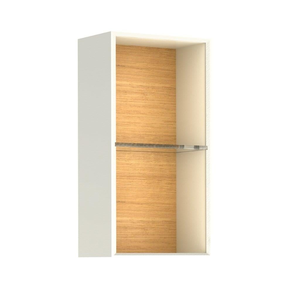 Kale Banyo Zero 2.0 28Cm Üst Açık Raf Modül Beyaz/Meşe - 310300102198