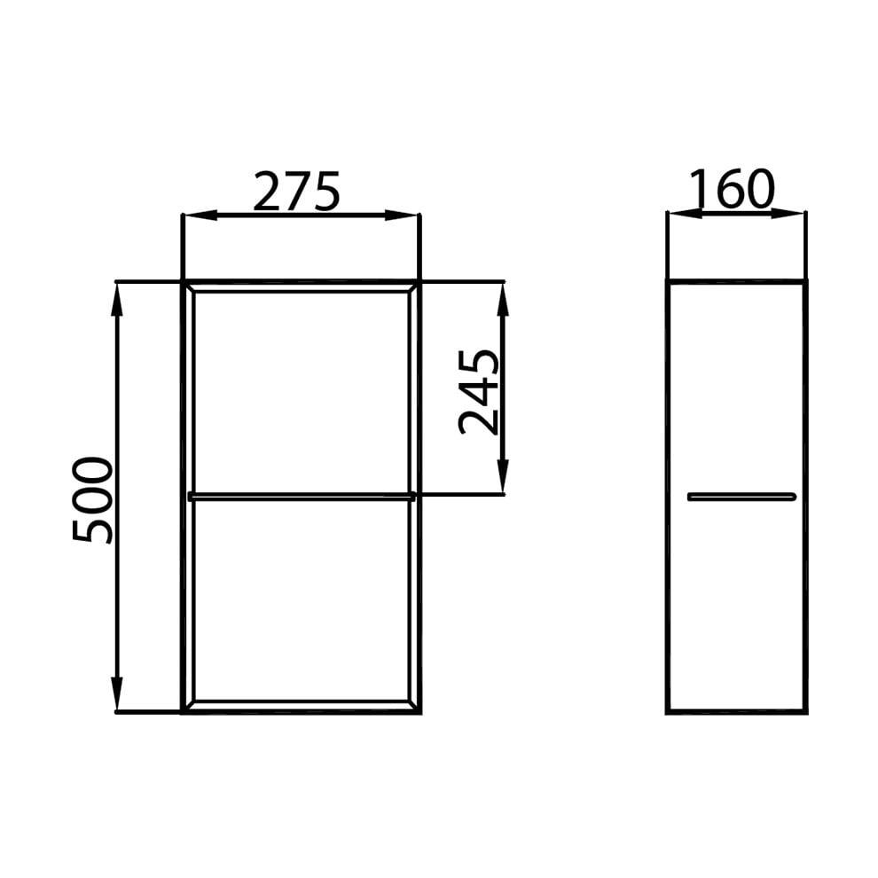 Kale Banyo Zero 2.0 23Cm Alt Açık Raf Modül Antrasit/Ceviz - 310300102197