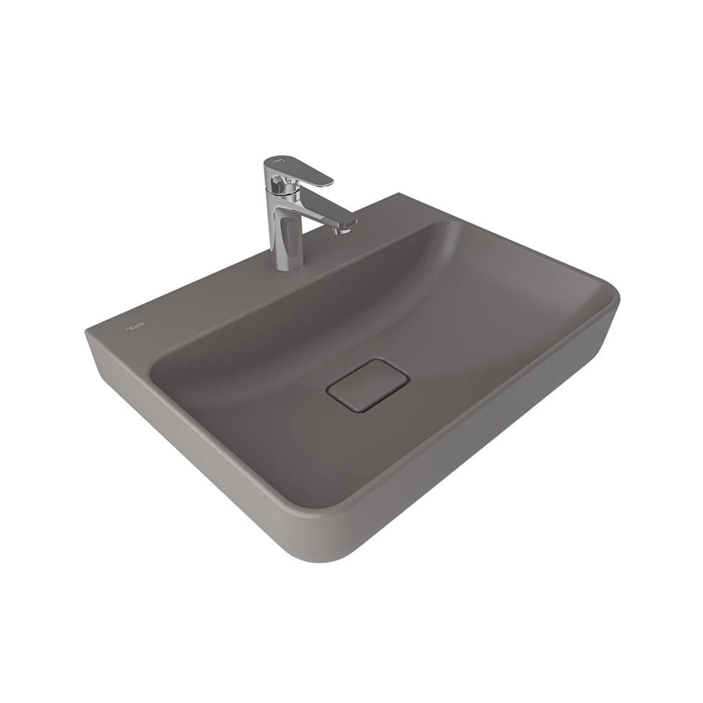 Kale Banyo Zero 2.0 60X45 Dikdörtgen Lavabo Mat Antrasit Gri - 310200200526