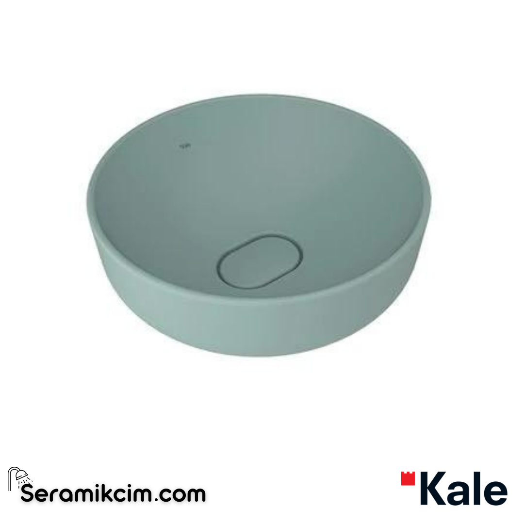 Kale Banyo Zero 2.0 Ø40 Yuvarlak Çanak Lavabo Mat Adaçayı Yeşil - 310200200612