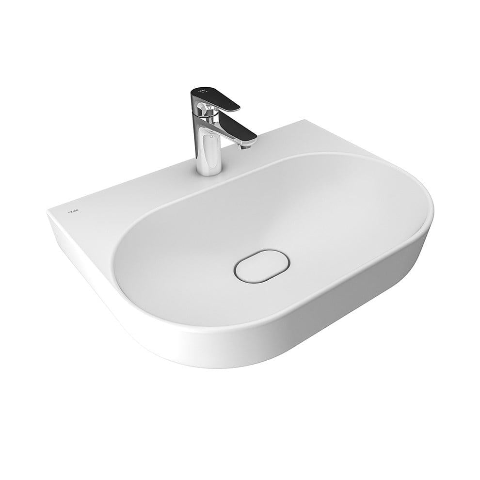 Kale Banyo Zero 2.0 60X45 Oval Lavabo Mat Beyaz - 310200200476