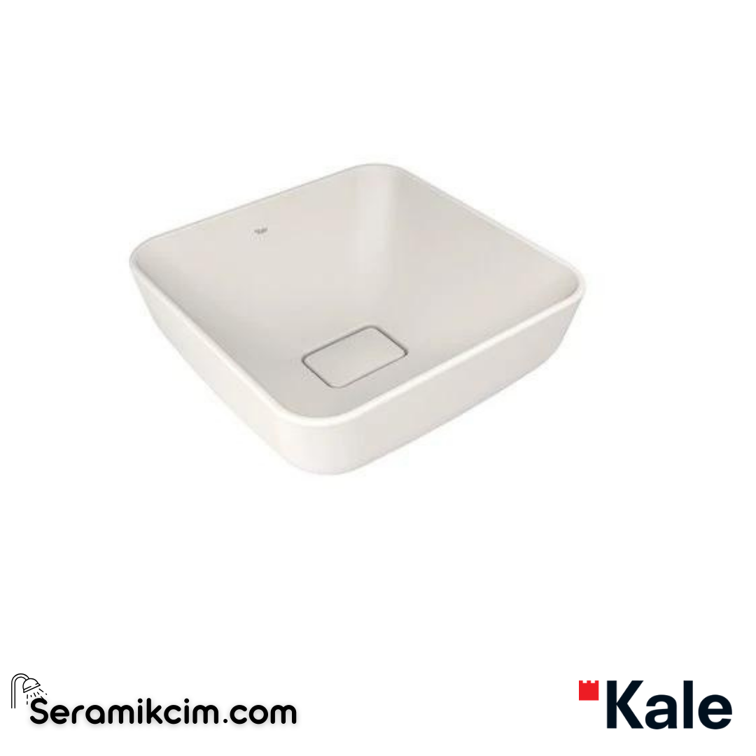 Kale Banyo Zero 2.0 40X40 Kare Çanak Lavabo Mat İnci - 310200200592