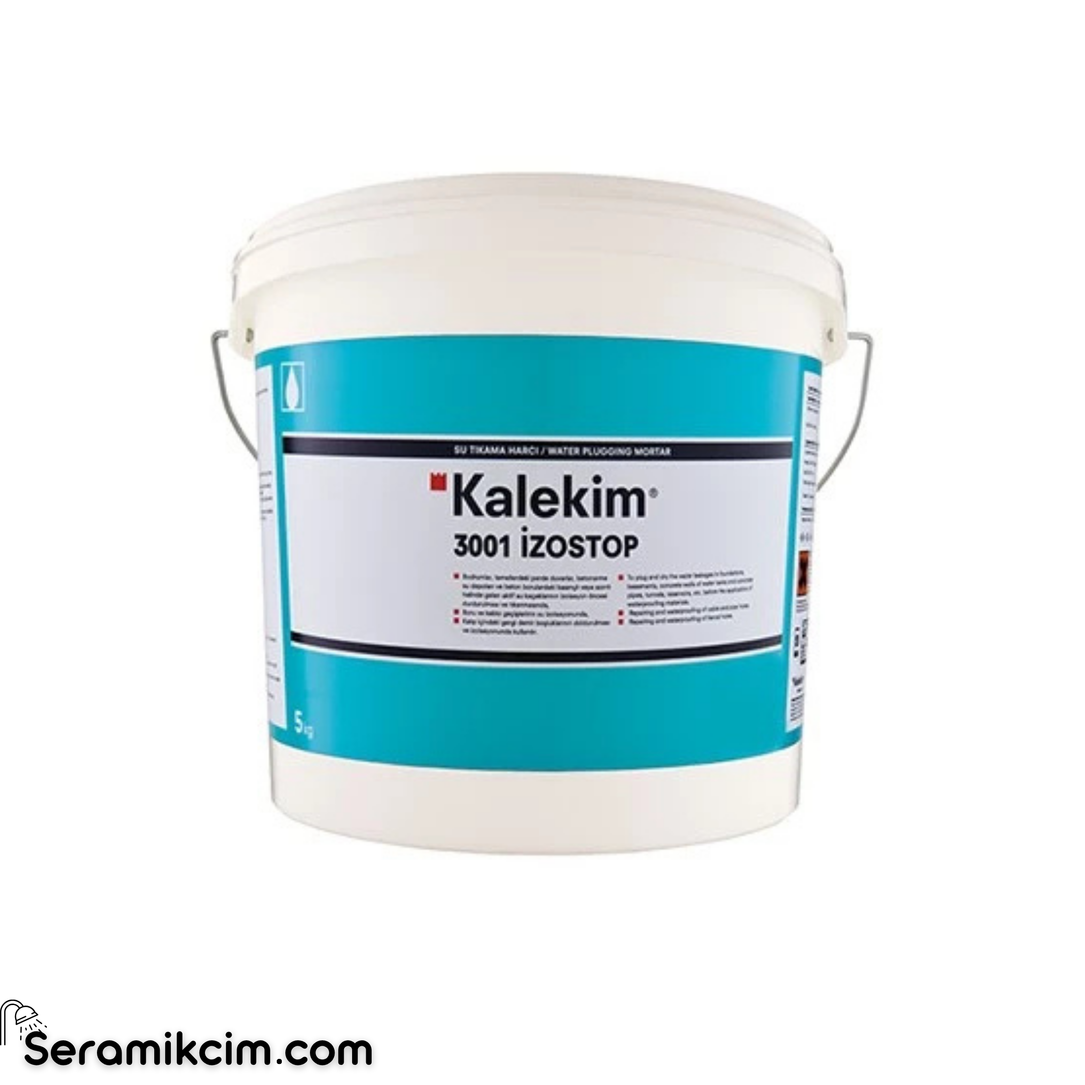 Kalekim 3001 İzostop - Ani Priz Alan Su Tıkama Harcı 5 kg