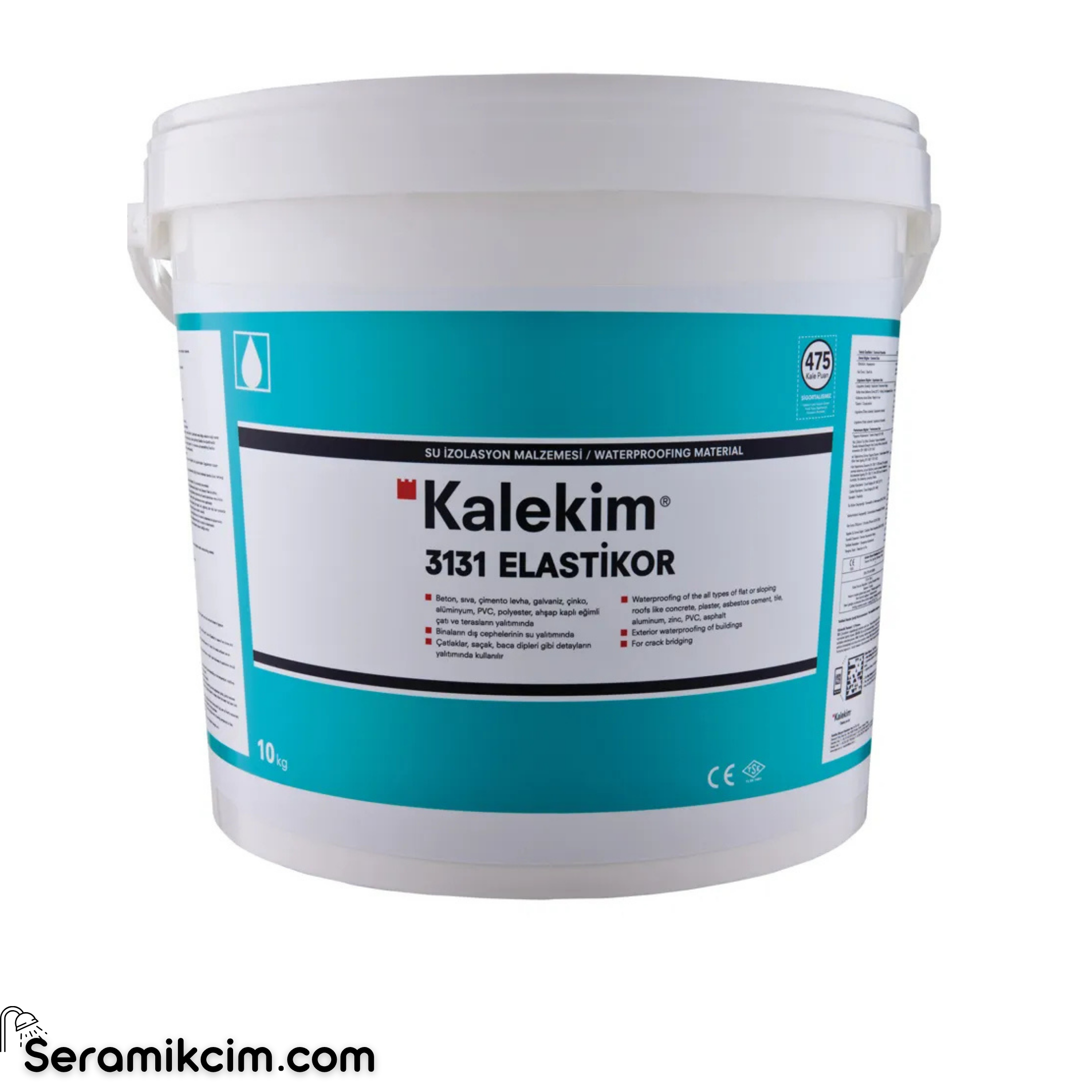Kalekim 3131 Elastikor - Akrilik Su Yalıtım Malzemesi 1 kg
