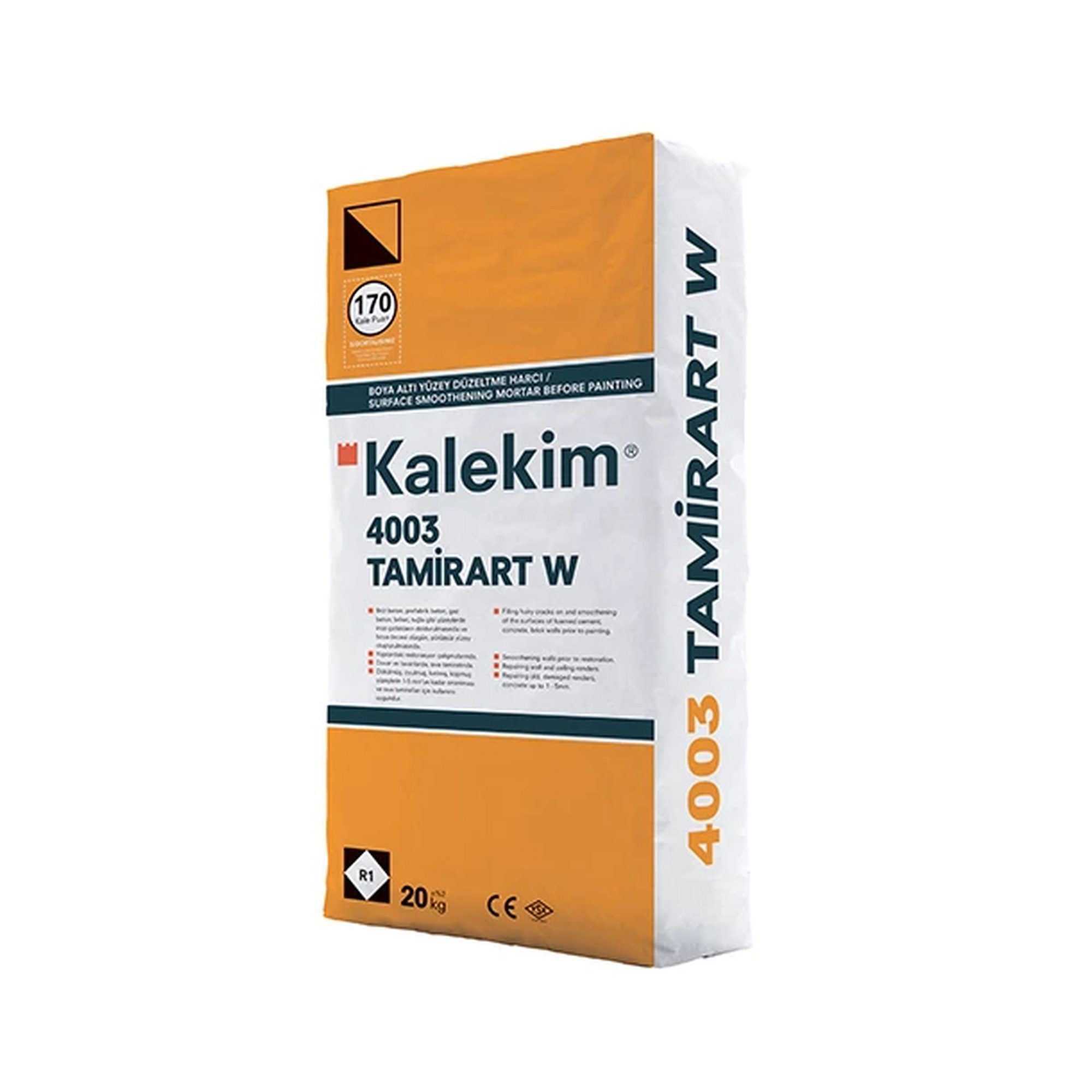 Kalekim 4003 Tamirart W İnce Yüzey Düzeltme ve Tamir Harcı Beyaz 5 kg 640000288