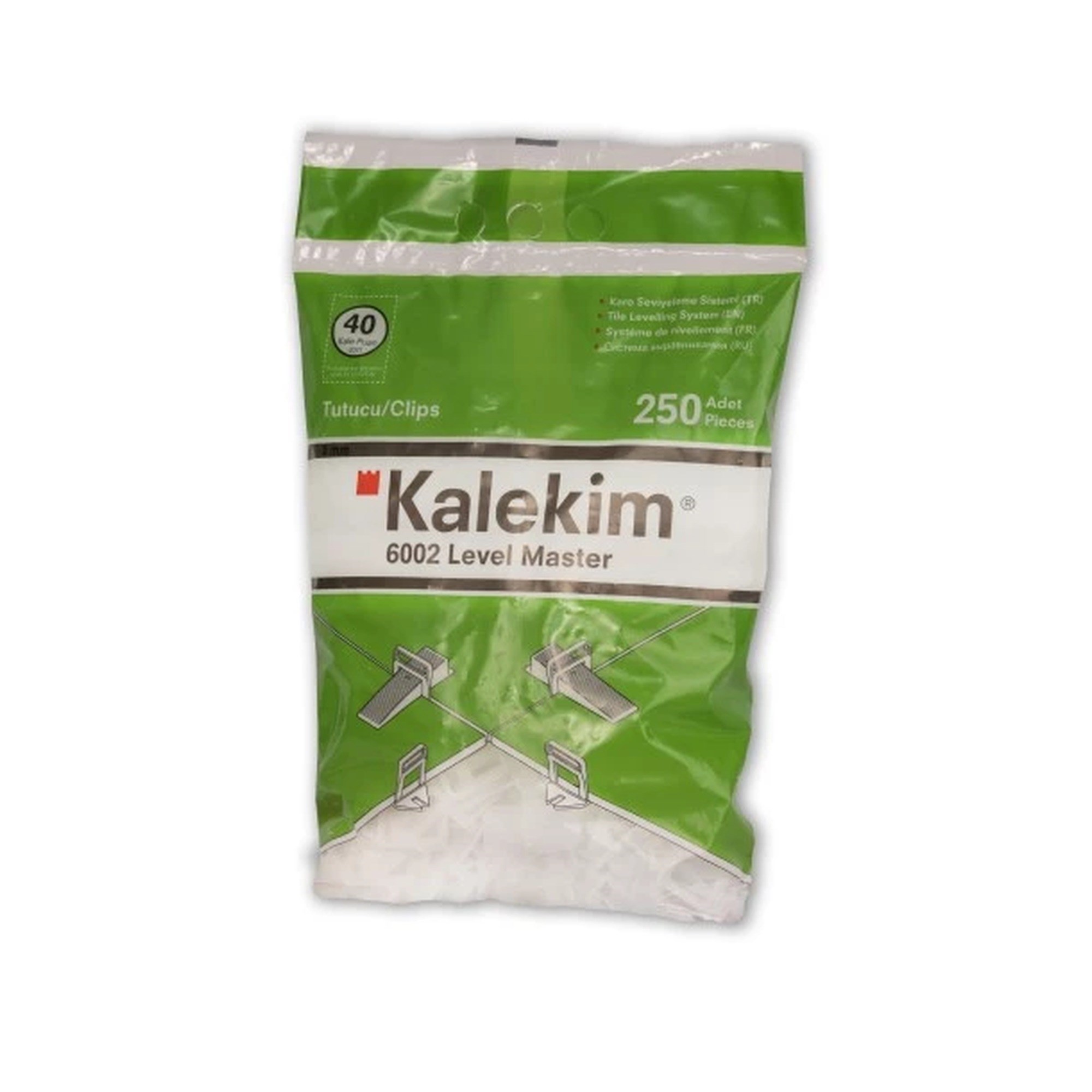 Kalekim 6002 Level Master Seramik Tesviye Klipsi 2 mm 250 Adet 662030108