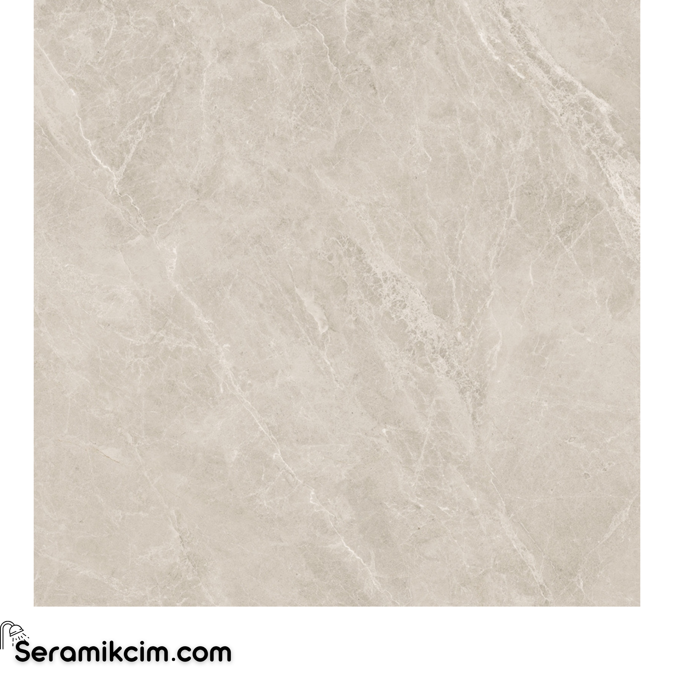 Kütahya Seramik 120x120 Swan Latte Rektifiye Parlak Nano 1. Kalite