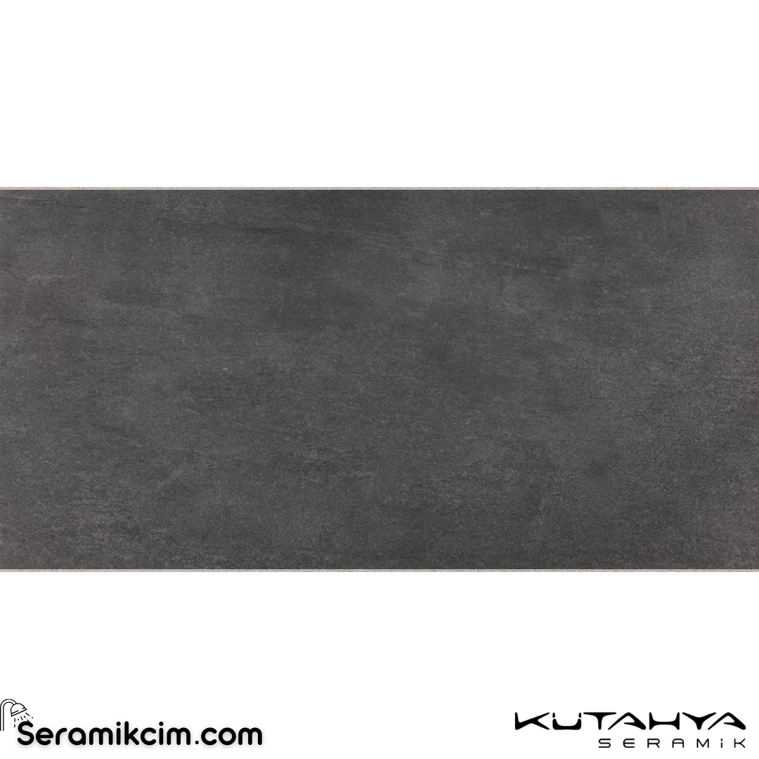 Kütahya Seramik 60x120 Leonardo Antrasit Rektifiye R10