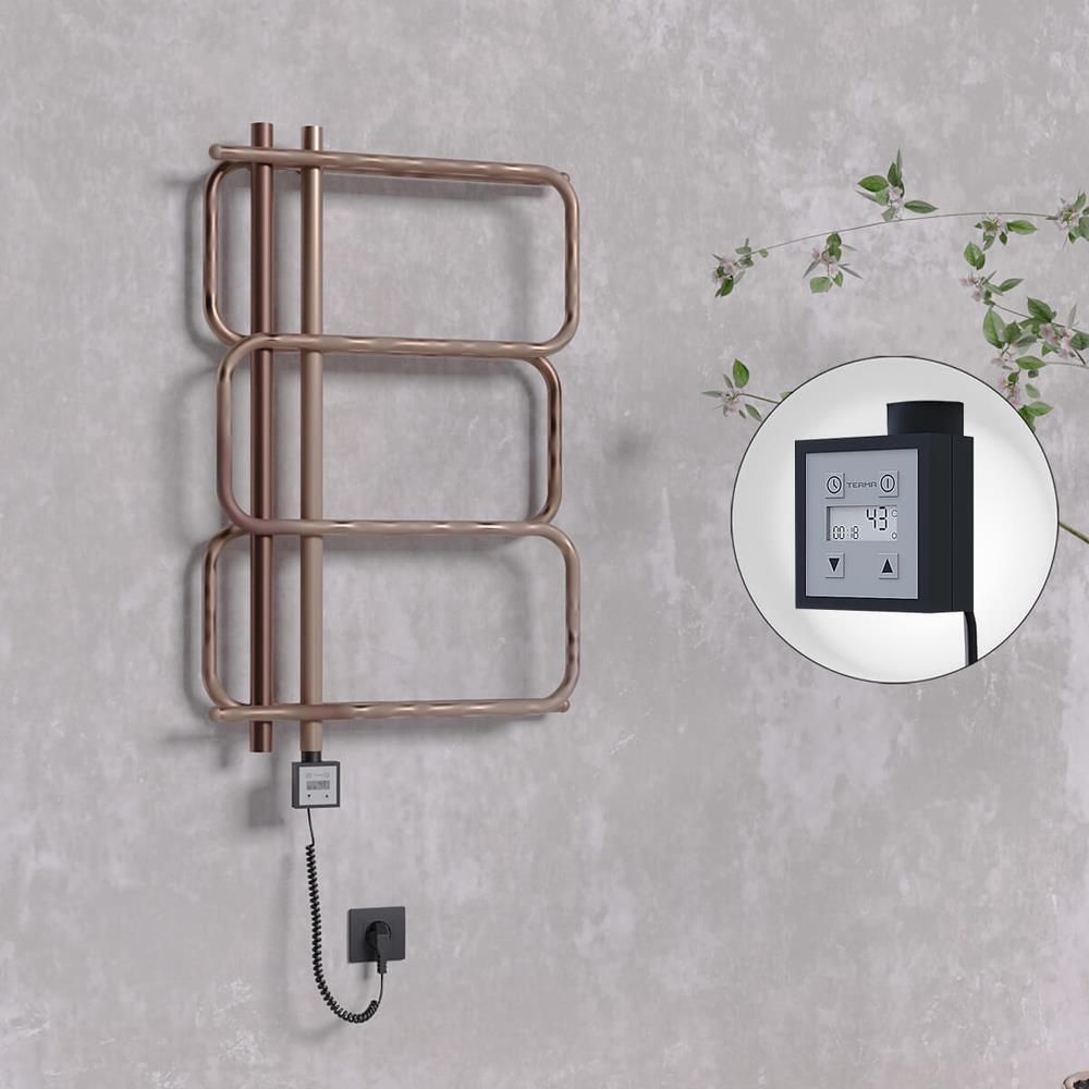 MATSU Elektrikli Havlupan 540x884  Bakır Eskitme (KTX3 Termostat) 200W Spiral Kablolu