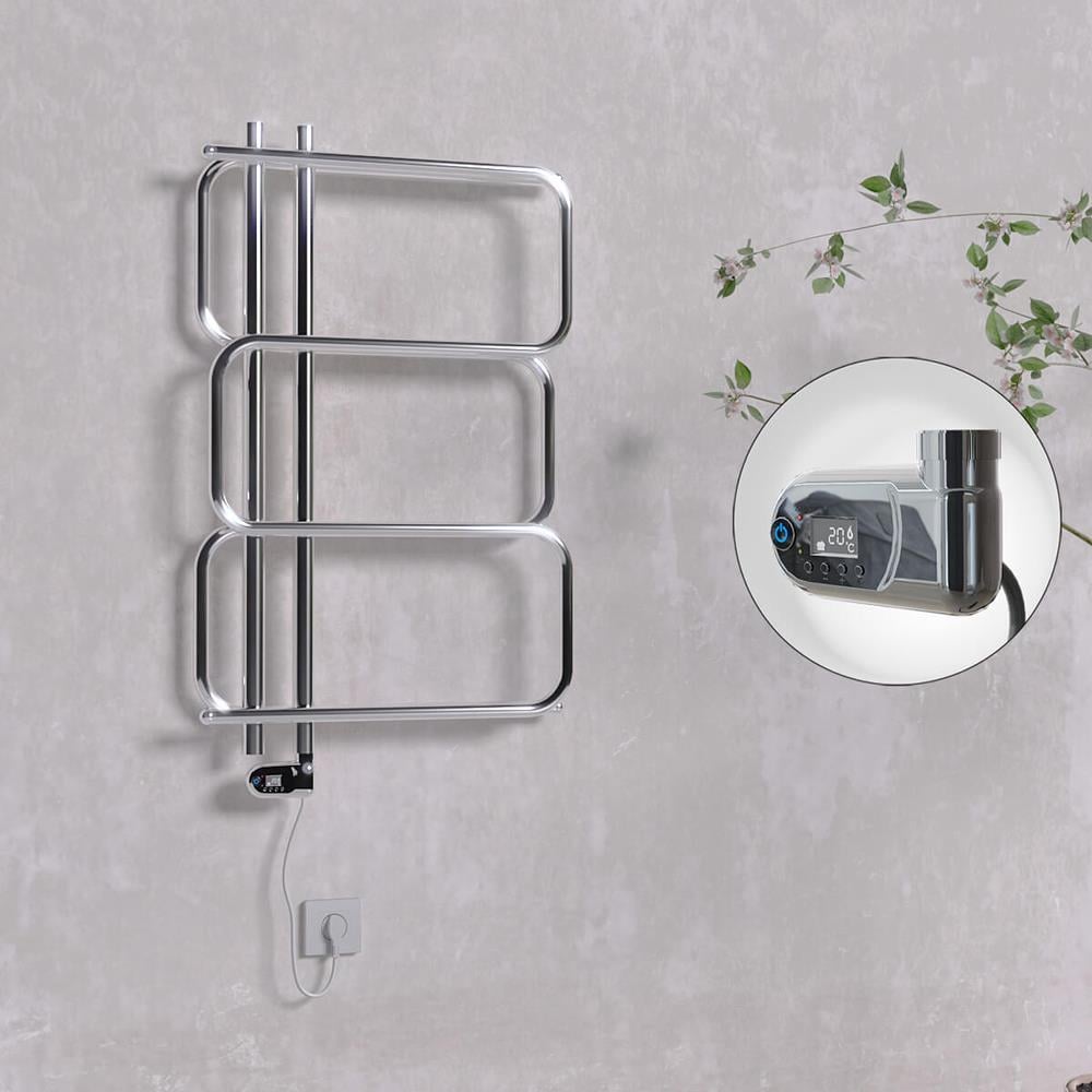 MATSU Elektrikli Havlupan 540x884  Krom (Thesis Termostat) 200W