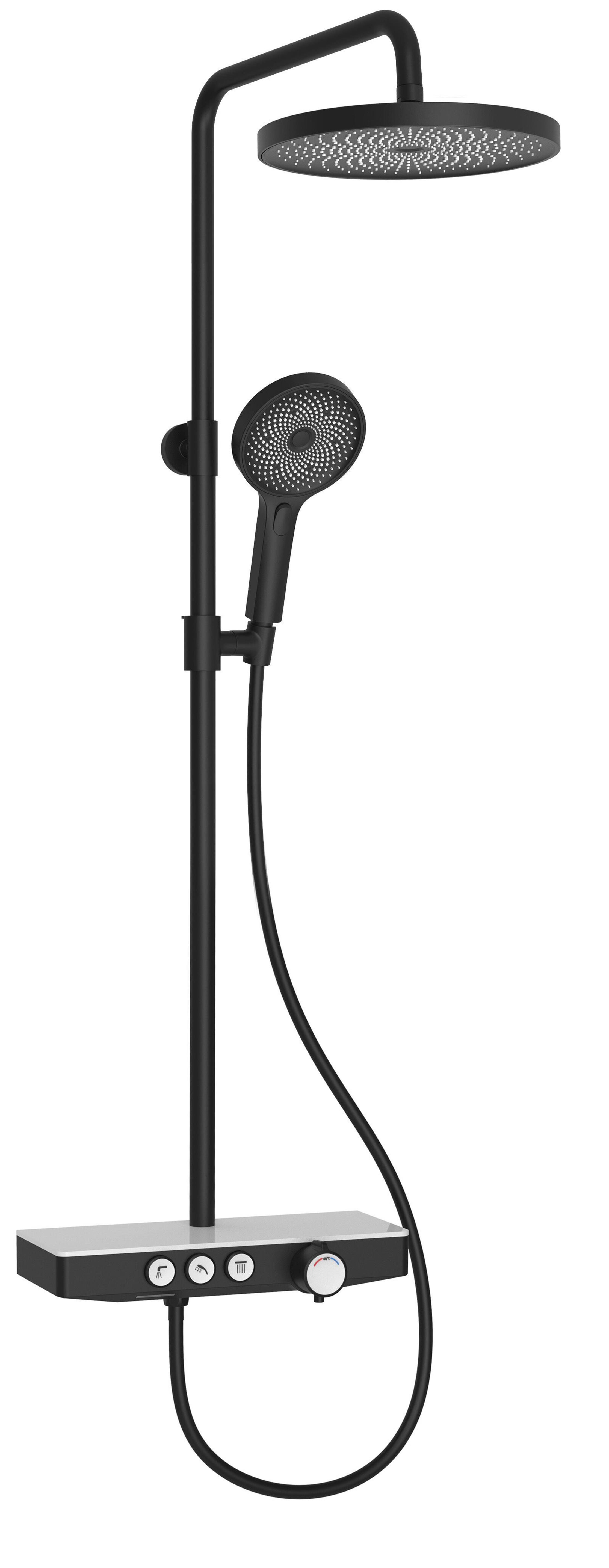 Newarc Bold Bataryalı Duş Ünitesi Siyah 910532