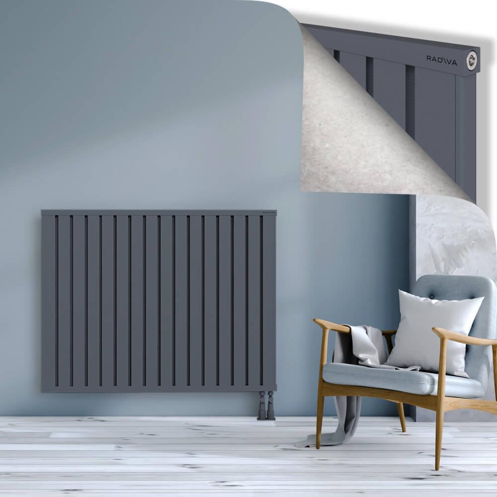 OBI Dekoratif Alüminyum Radyatör 1000x1284 Antrasit