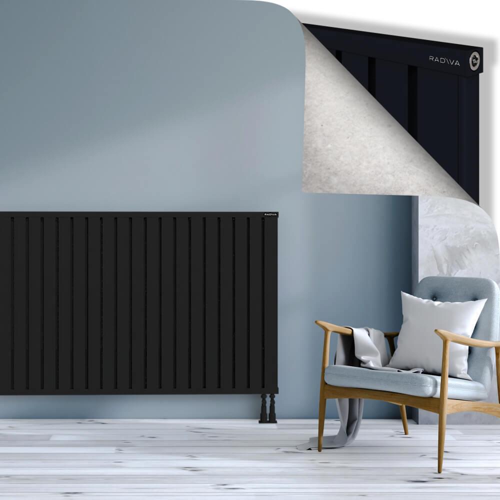 OBI Dekoratif Alüminyum Radyatör 1000x2404 Siyah