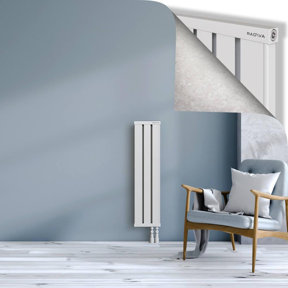 OBI Dekoratif Alüminyum Radyatör 1000x244 Beyaz