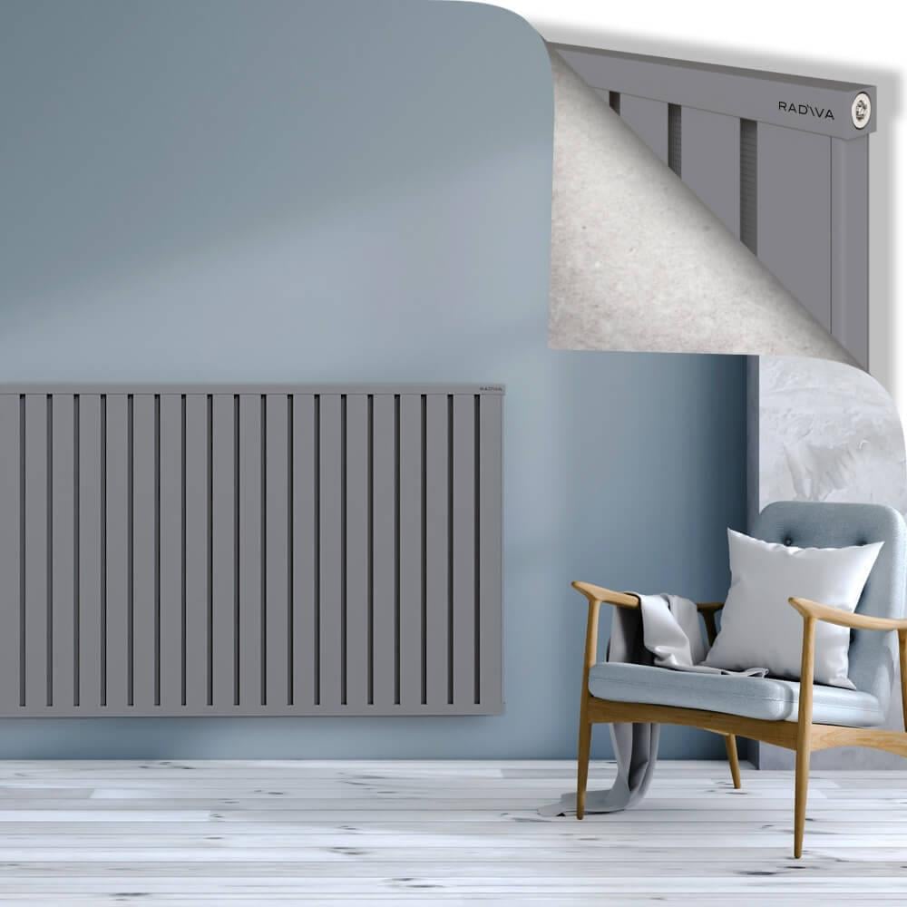 OBI Dekoratif Alüminyum Radyatör 1000x2804 Gri