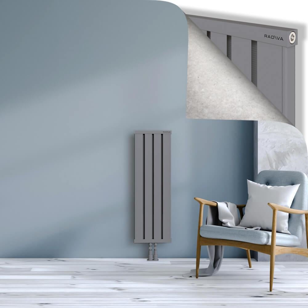 OBI Dekoratif Alüminyum Radyatör 1000x324 Gri