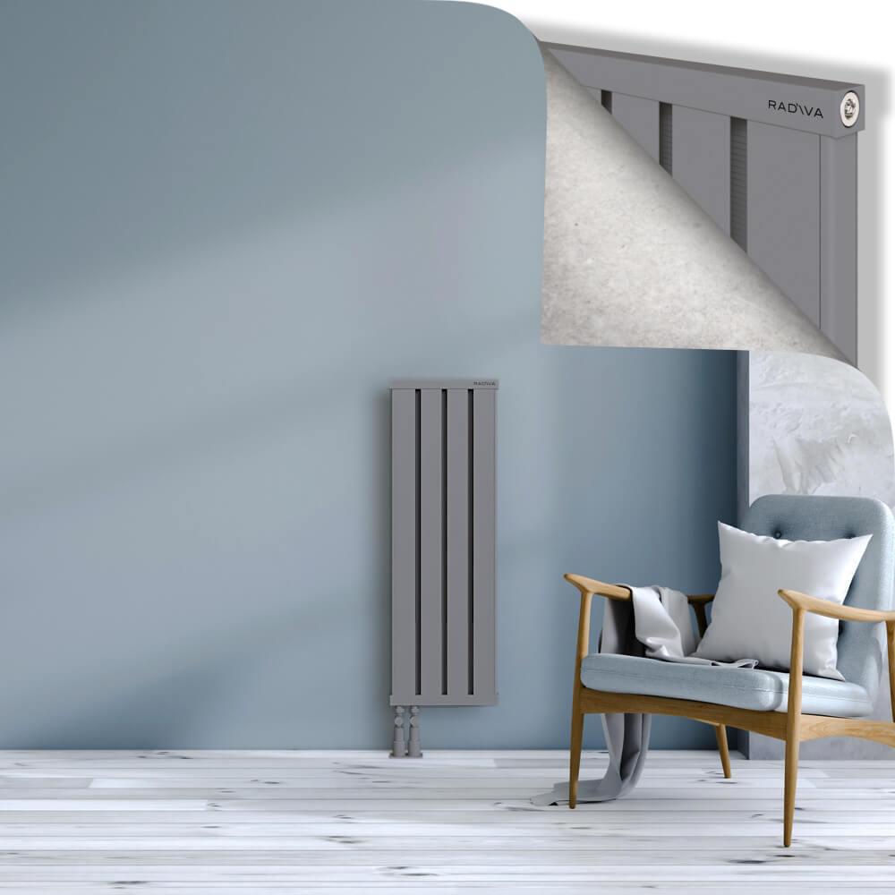 OBI Dekoratif Alüminyum Radyatör 1000x324 Gri