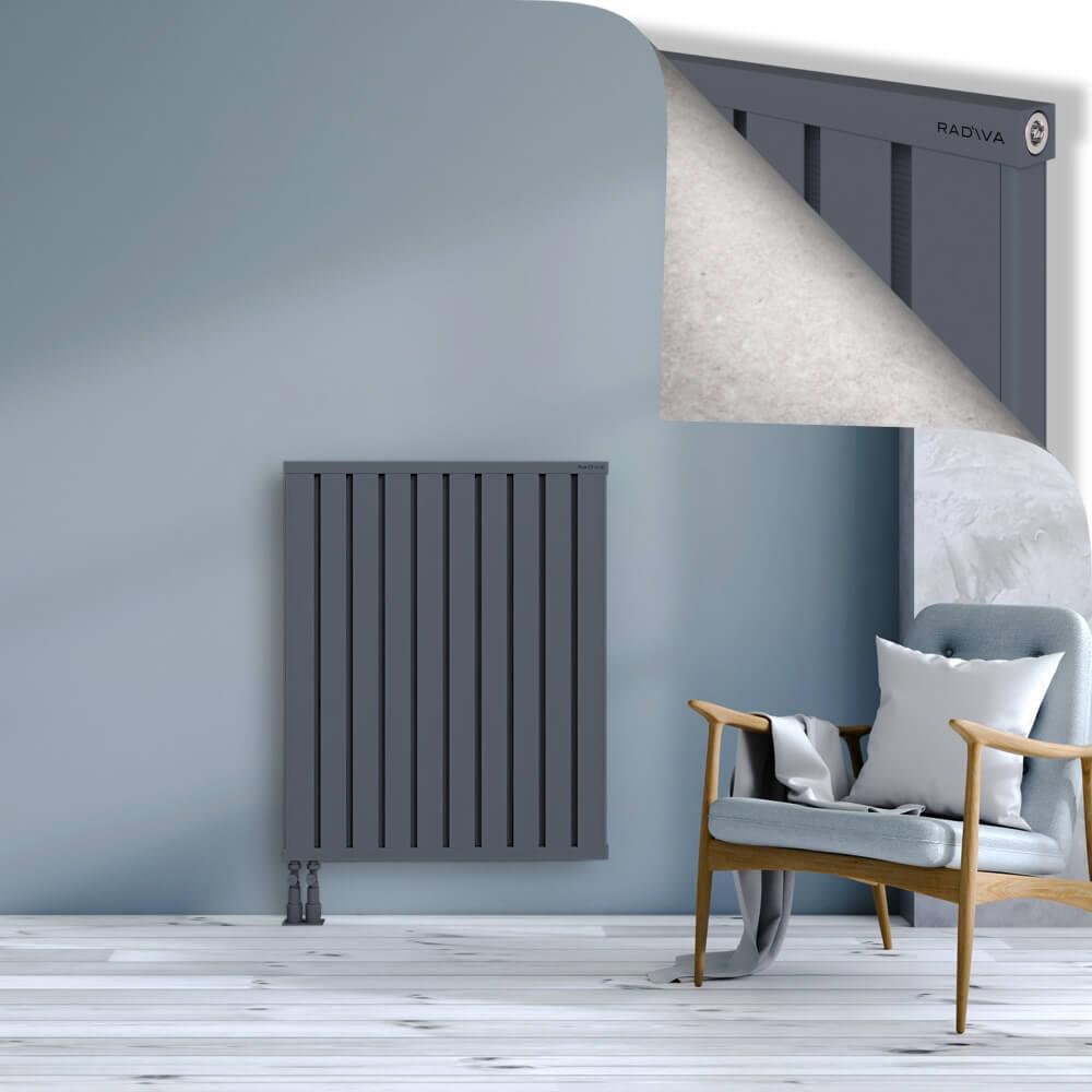 OBI Dekoratif Alüminyum Radyatör 1000x804 Antrasit