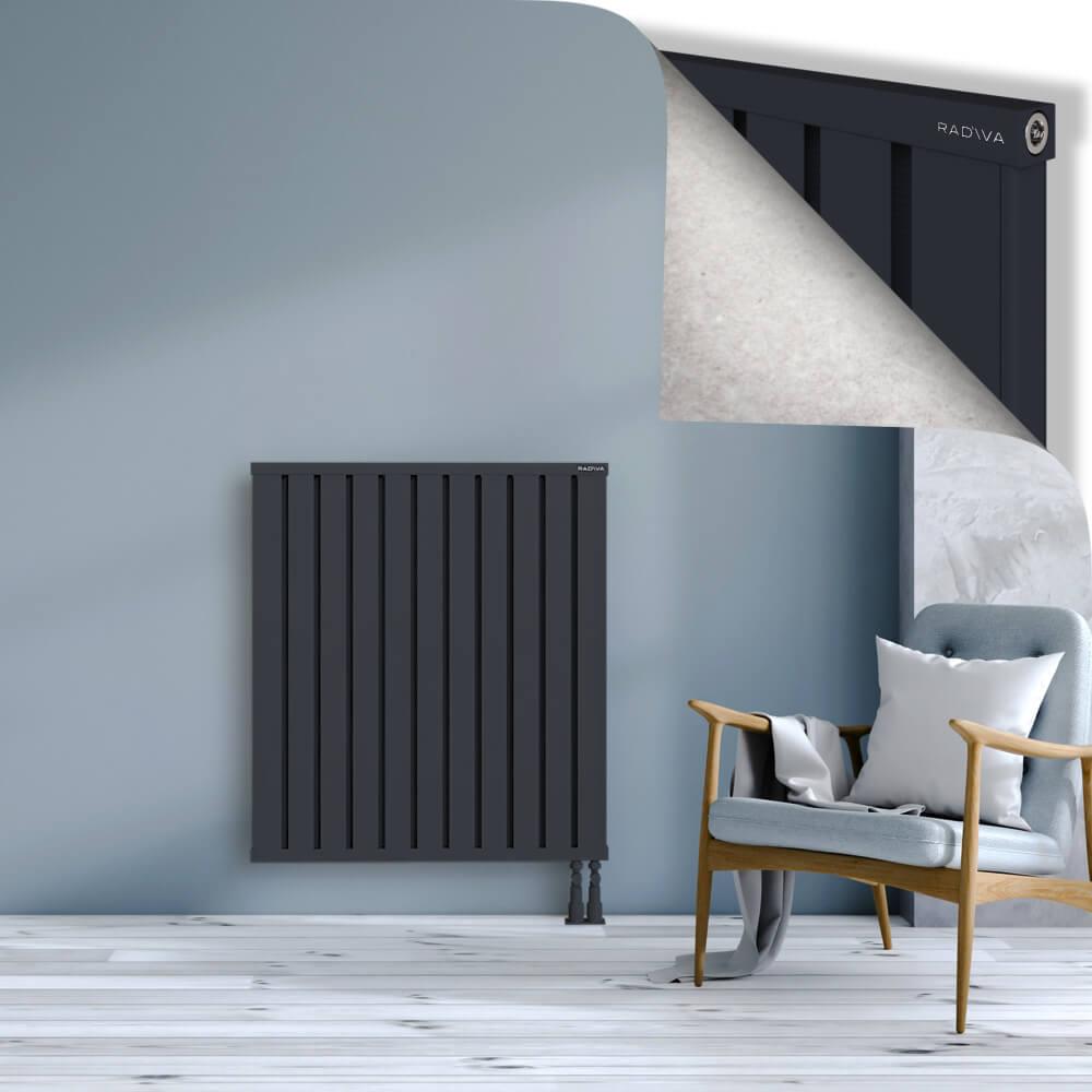 OBI Dekoratif Alüminyum Radyatör 1000x884 Koyu Antrasit