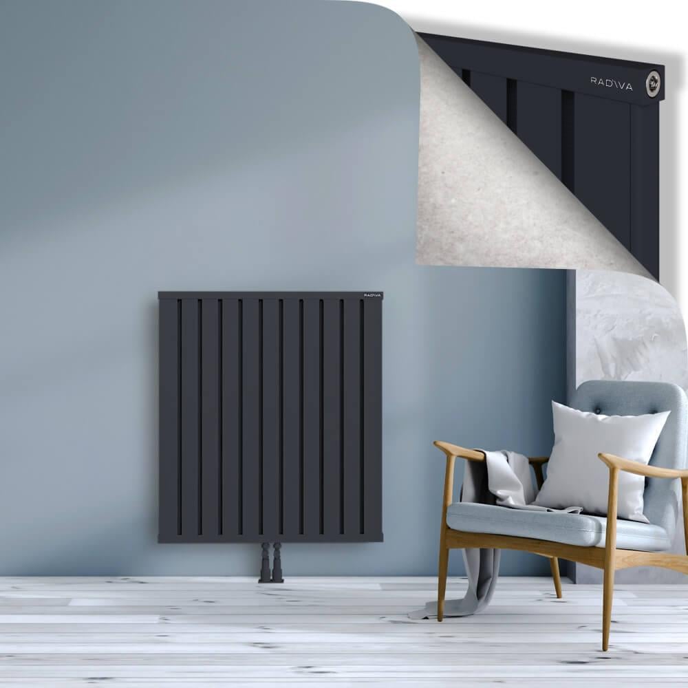 OBI Dekoratif Alüminyum Radyatör 1000x884 Koyu Antrasit