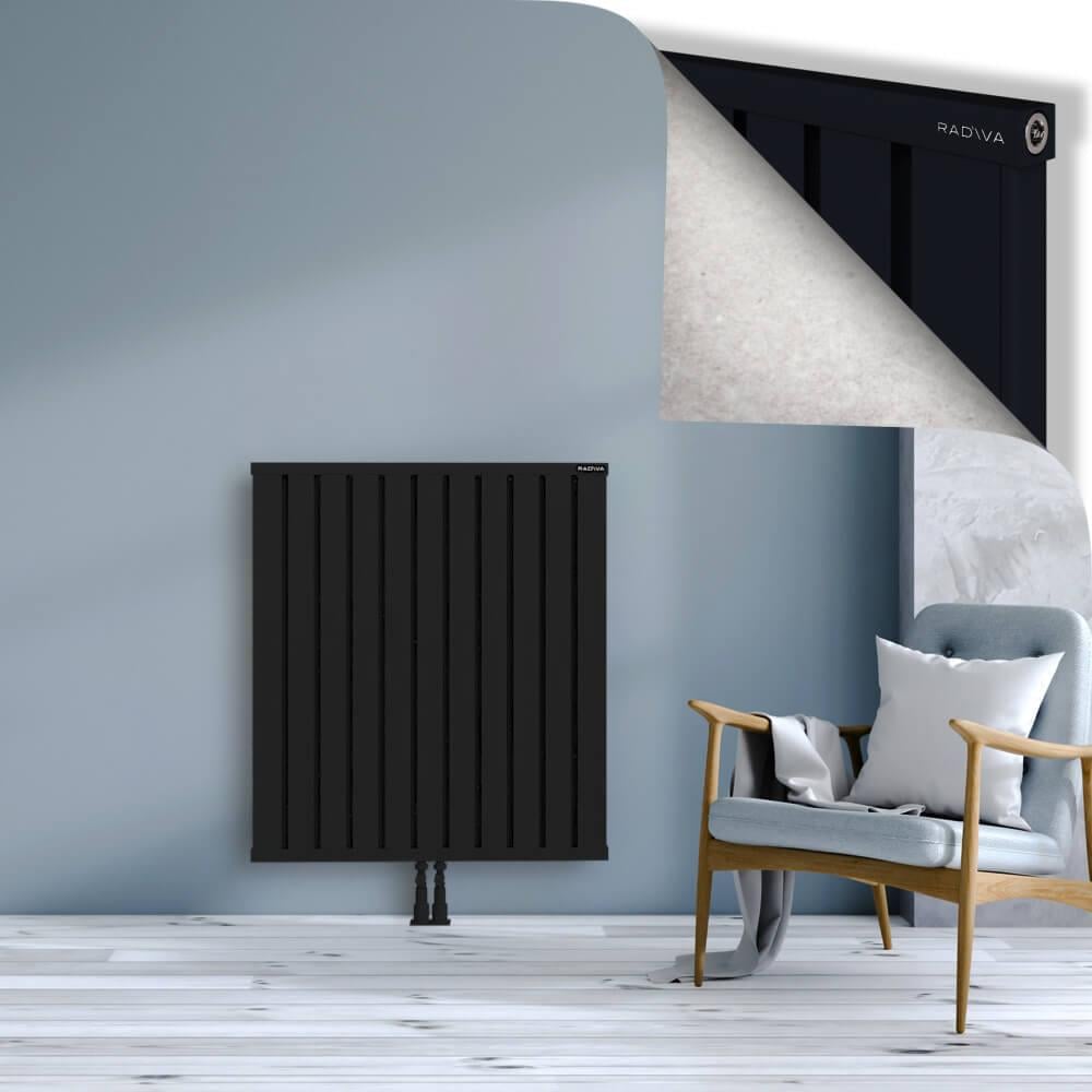 OBI Dekoratif Alüminyum Radyatör 1000x884 Siyah