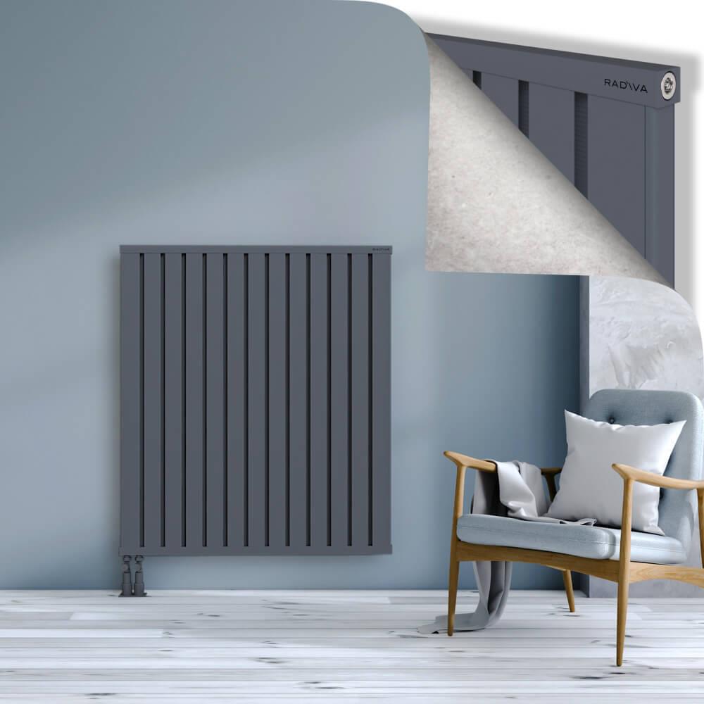 OBI Dekoratif Alüminyum Radyatör 1200x1044 Antrasit