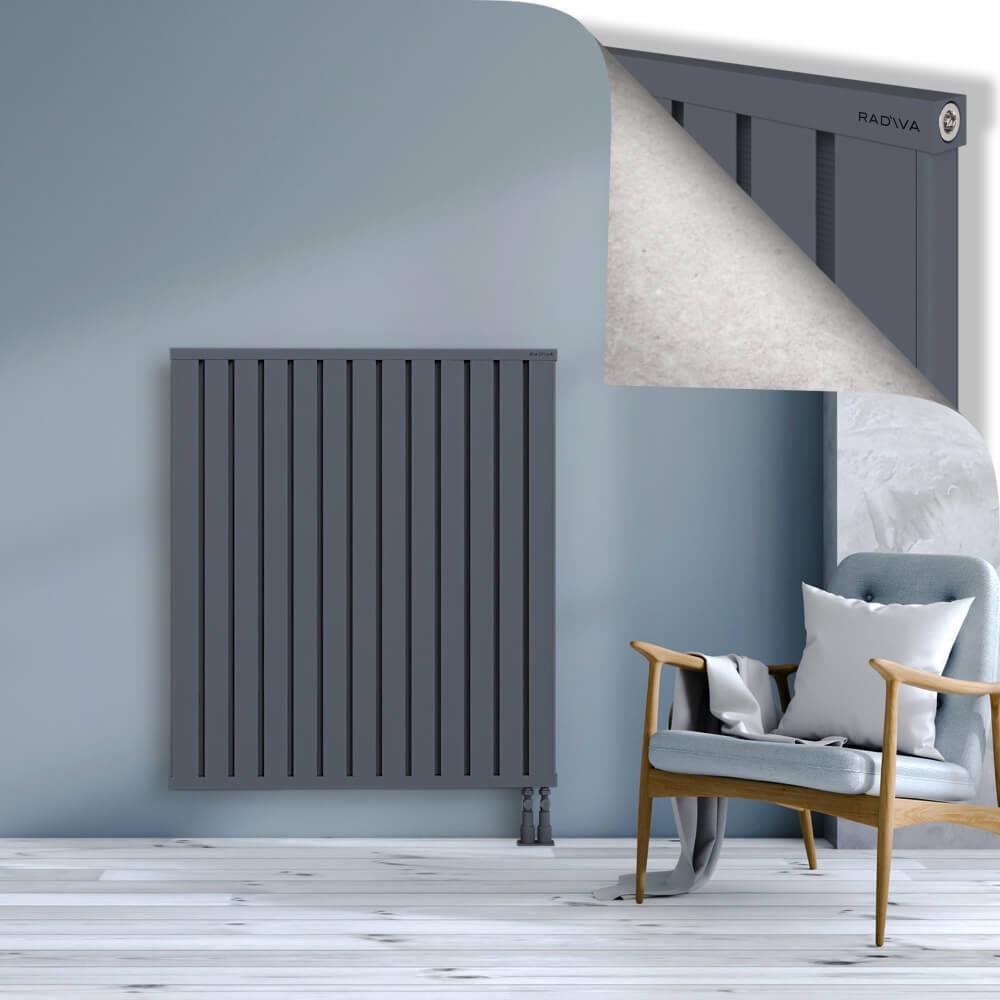 OBI Dekoratif Alüminyum Radyatör 1200x1044 Antrasit