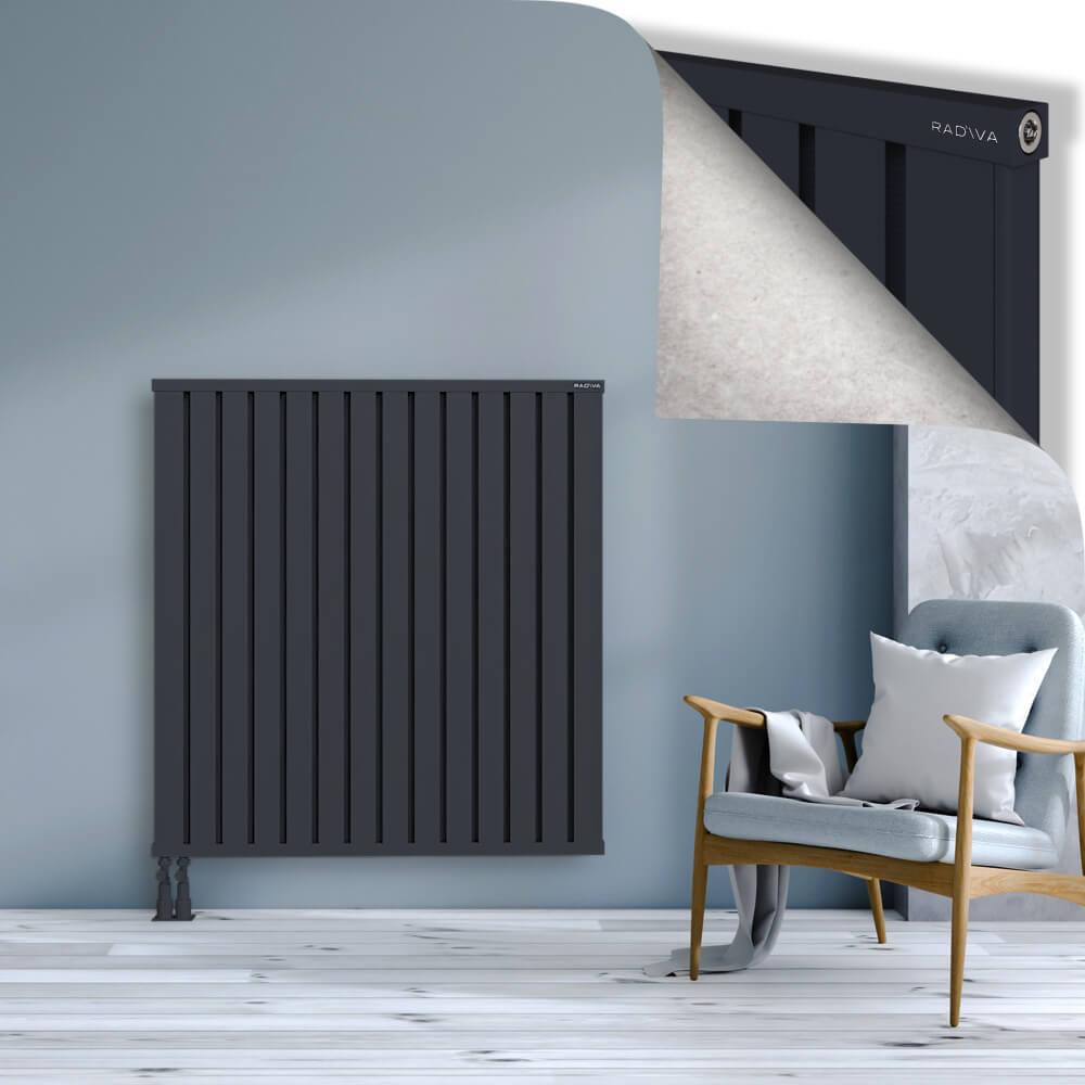 OBI Dekoratif Alüminyum Radyatör 1200x1124 Koyu Antrasit