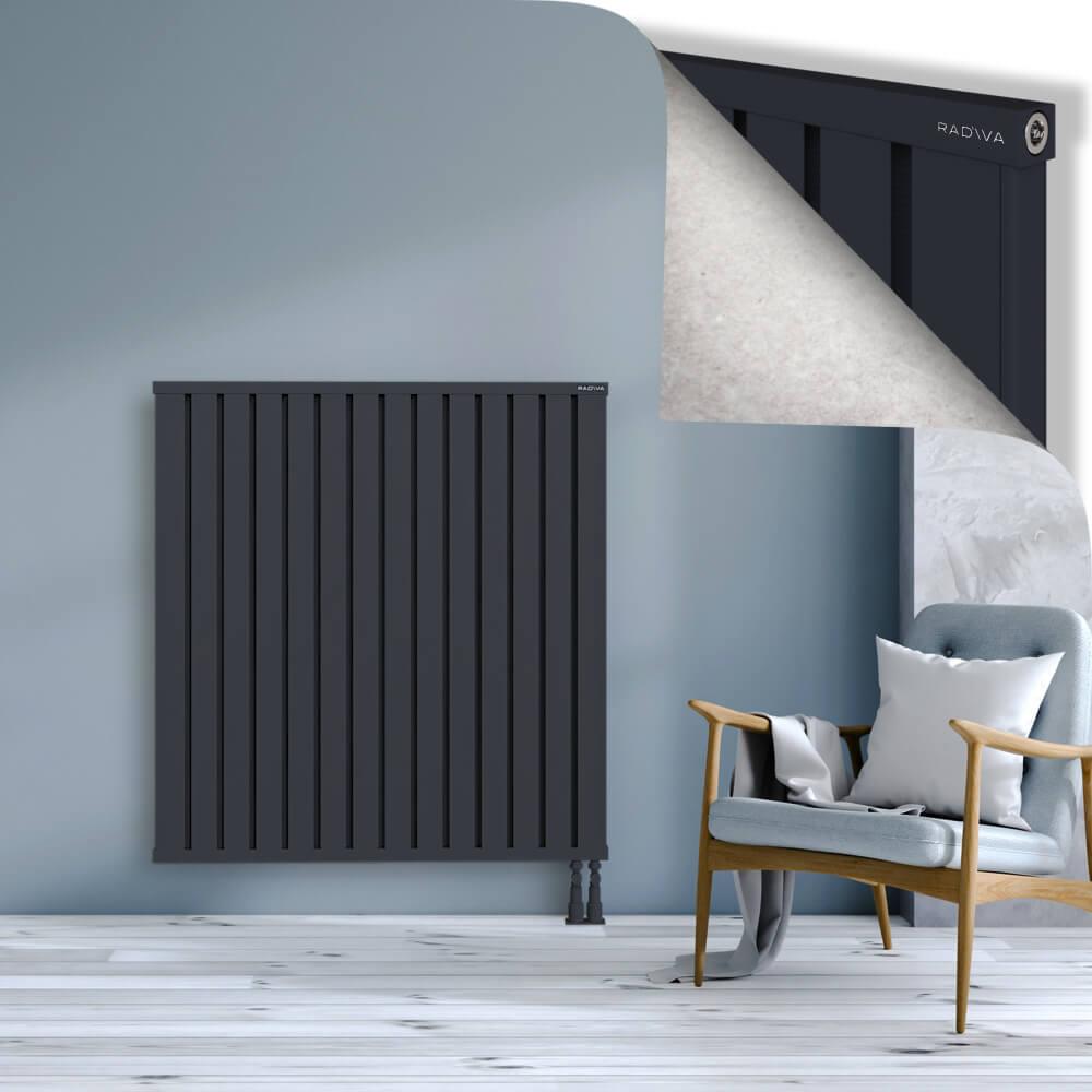 OBI Dekoratif Alüminyum Radyatör 1200x1124 Koyu Antrasit