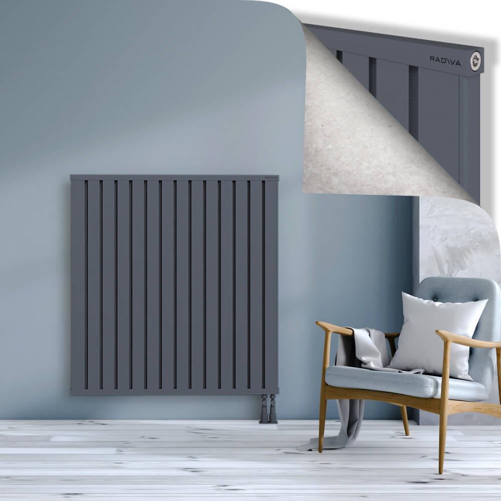 OBI Dekoratif Alüminyum Radyatör 1200x1124 Antrasit