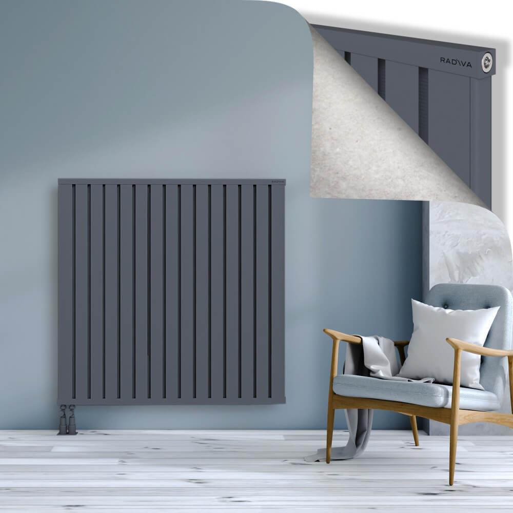 OBI Dekoratif Alüminyum Radyatör 1200x1204 Antrasit
