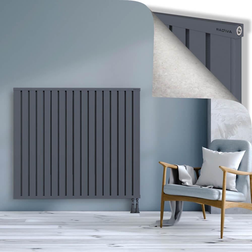 OBI Dekoratif Alüminyum Radyatör 1200x1364 Antrasit