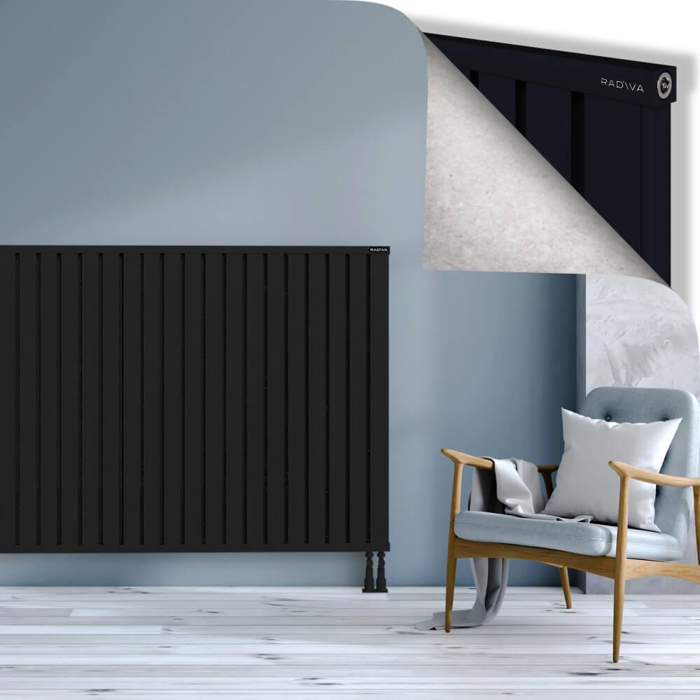 OBI Dekoratif Alüminyum Radyatör 1200x2004 Siyah